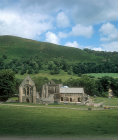 Valle Crucis Abbey, near Llangollen,Wales, ruined Cistercian Monastery, founded 1201